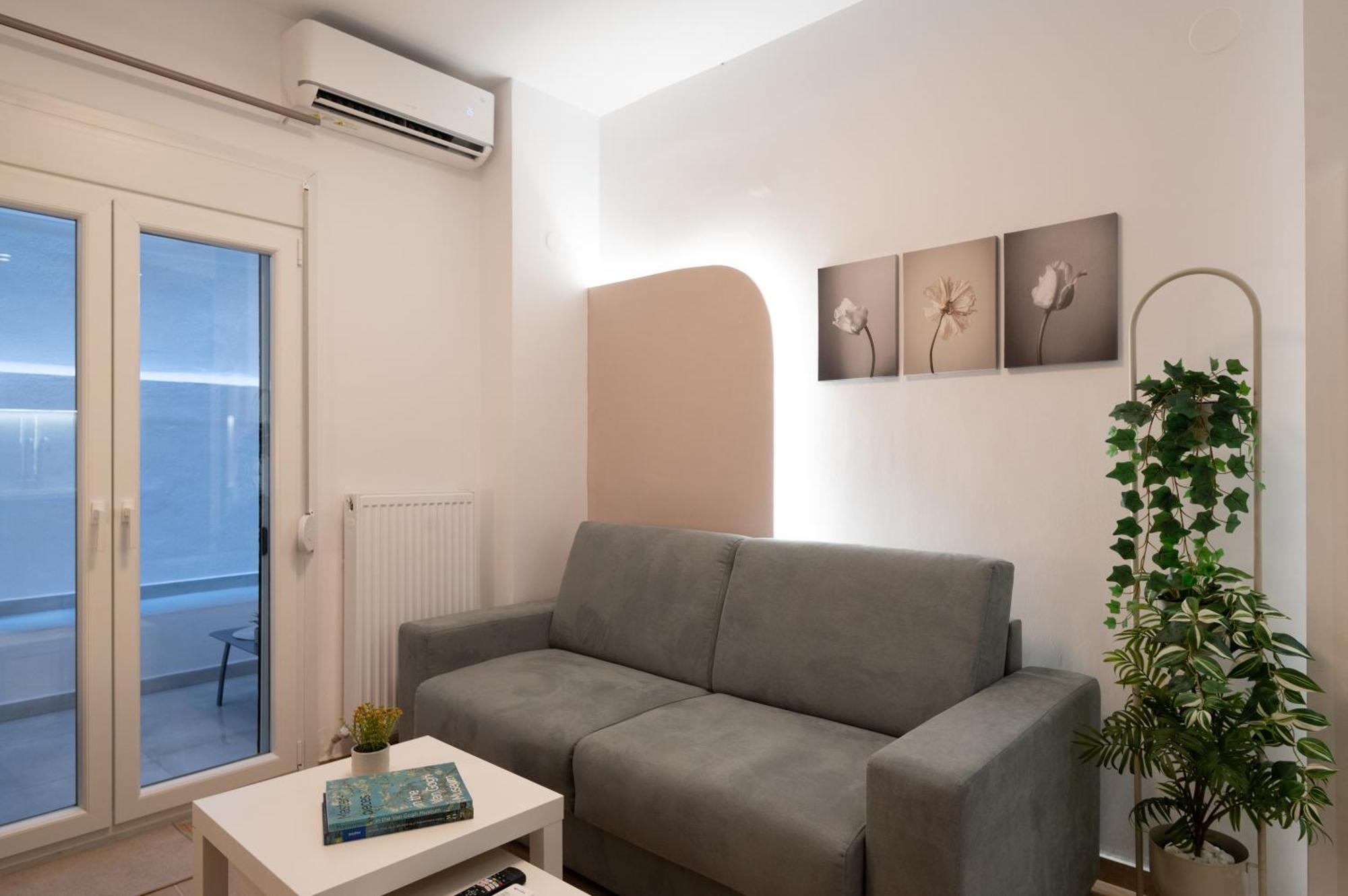 Apartamento Honey Oak & Cream Patio By Nest Tesalónica Habitación foto